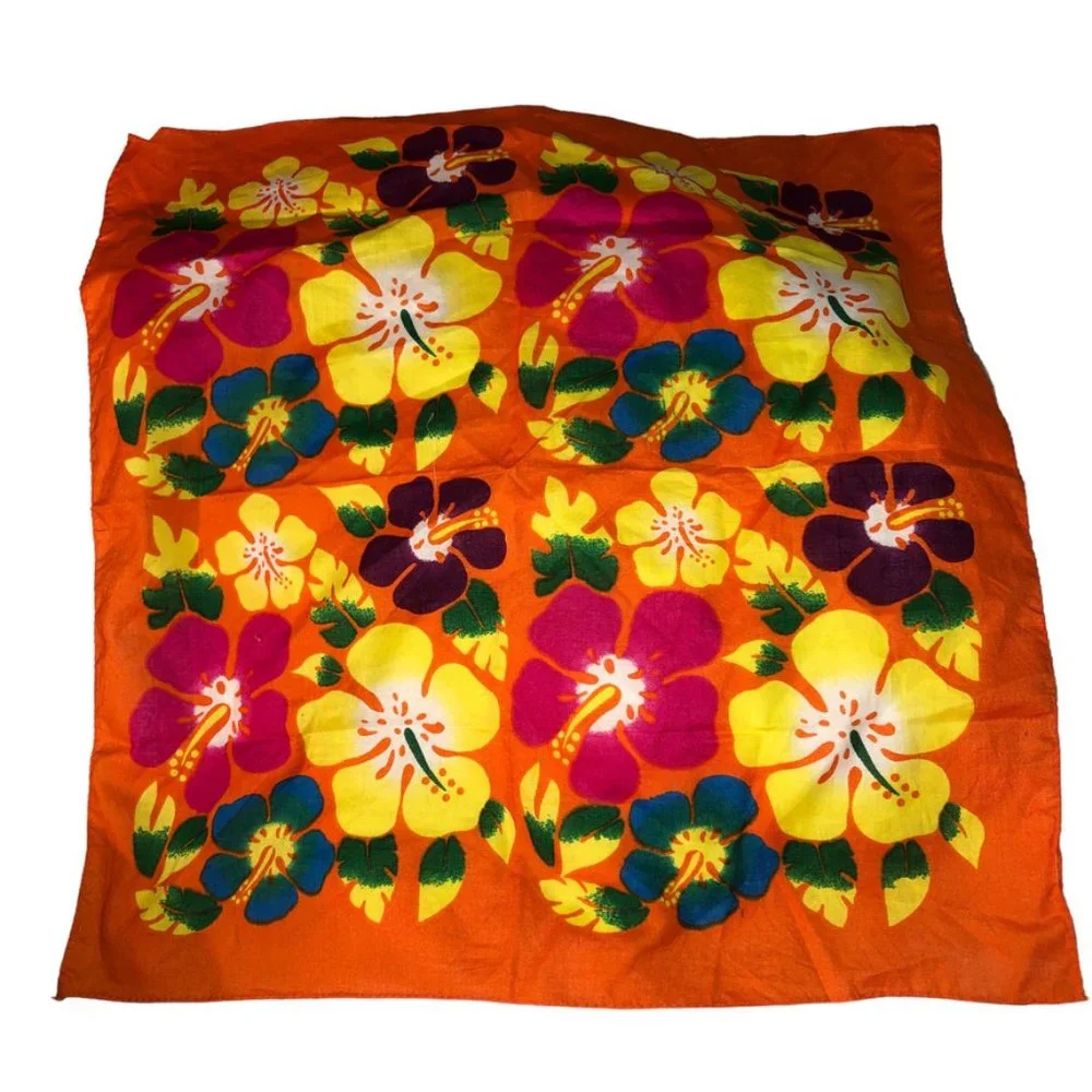 Floral Cotton scarf spectacular summer